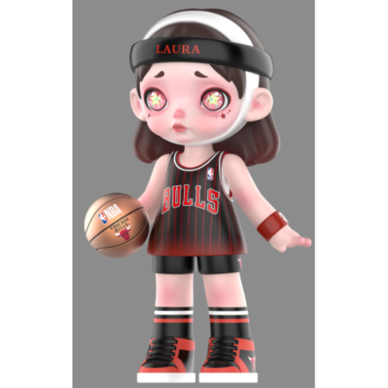 LAURA BASKETBALL - NBA Series 100%- Bulls