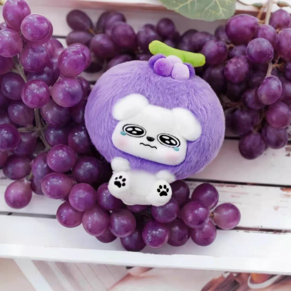 This cute dog water dog Fruit store series plush hanging decoration blind box