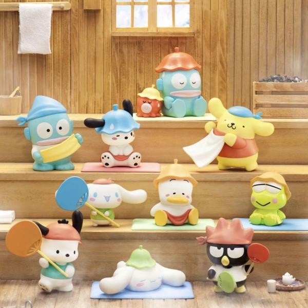Sanrio characters let is take a sauna