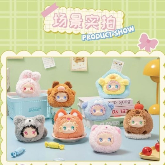 EMMARUARUAZOO Rubber face plush blind box