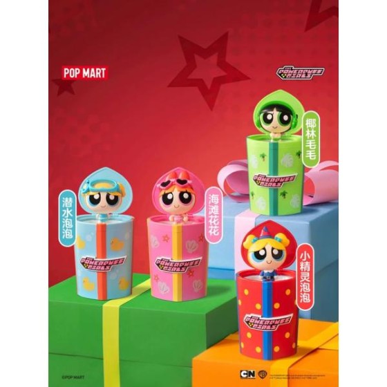 POPMART Pop Mart Powerpuff Girls Party Surprise Series Figurine Blind Box Ornaments