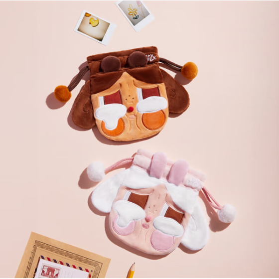 POPMART CRYBABY Cry Factory Series Storage Bags Cry Bear Cry Rabbit