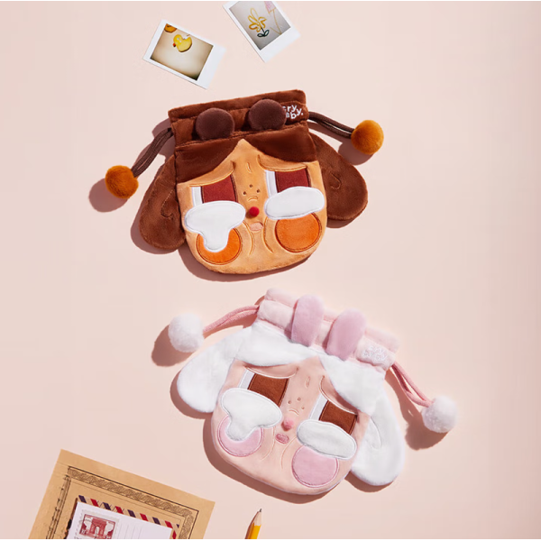 POPMART CRYBABY Cry Factory Series Storage Bags Cry Bear Cry Rabbit