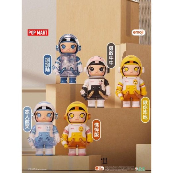 POPMART MEGA SPACE MOLLY 100% × emoji™ Blind Box