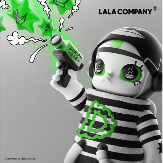 POPMART MEGA SPACE MOLLY 400% LALA COMPANY Durian Man