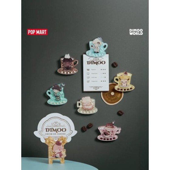 POPMART DIMOO Heart-Stirring Special Series Blind Box Acrylic fridge Magnet clip