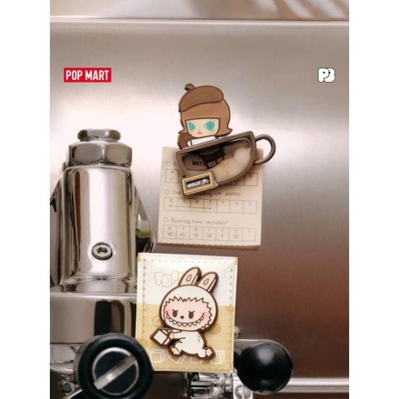 POPMART, a coffee factory series, refrigerator stickers, blind boxes and home furnishings