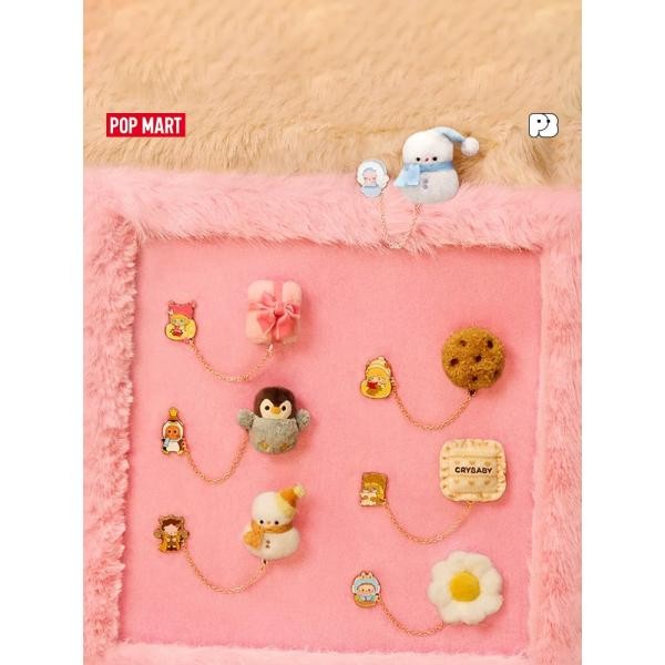 POPMART Bubble Mart Bubble Cute Granules Fluffy Warm Series Refrigerator Stickers Blind Box Peripheral Home Furnishings