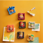 POPMART MOLLY: Scenery Along the Way Series Refrigerator Sticker Blind Box Home Accessories