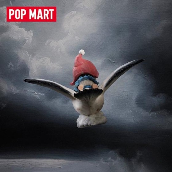 POPMART泡泡玛特Hirono云端手办飞鸟摆件