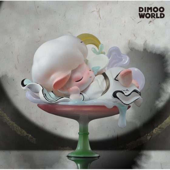 POPMART泡泡玛特DIMOO一盏风月系列手办盲盒摆件