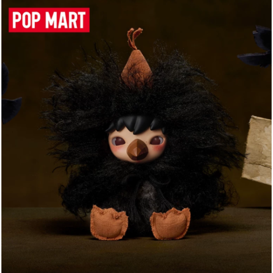 POPMART泡泡玛特Hirono雾中人系列毛绒公仔挂件盲盒