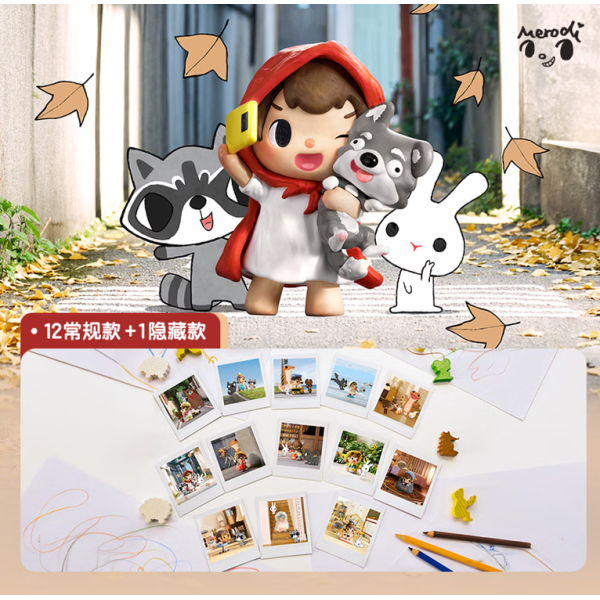 The first chapter of POPMART: Merodi Series Figurine Blind Box After School