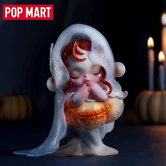 POPMART SKULLPANDA White Moon Contract Figurine