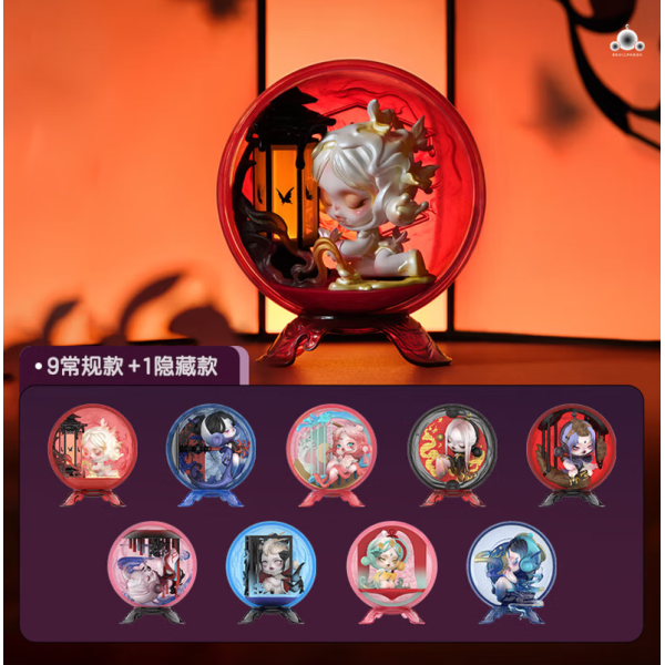 POPMART SKULLPANDA \"Di Yu\" Mid-View Series figurine Blind Box