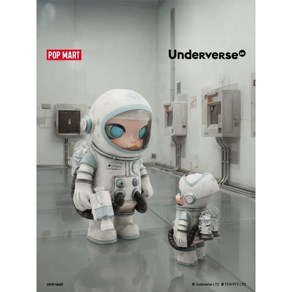 POPMART MEGA SPACE MOLLY 400% ASHLEY Wood figment