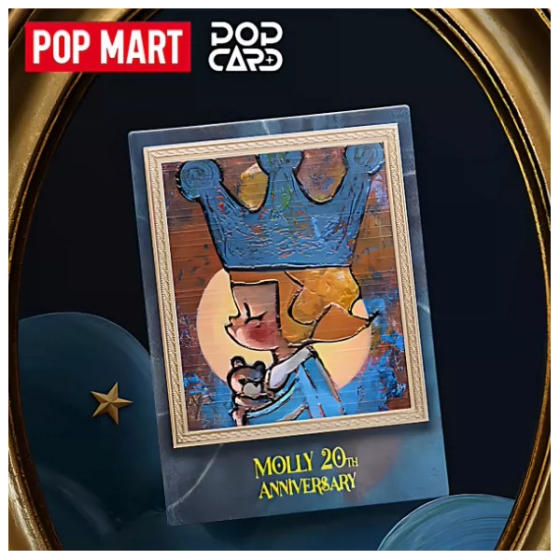 POPMART泡泡玛特MOLLY20周年纪念收藏册卡牌周边