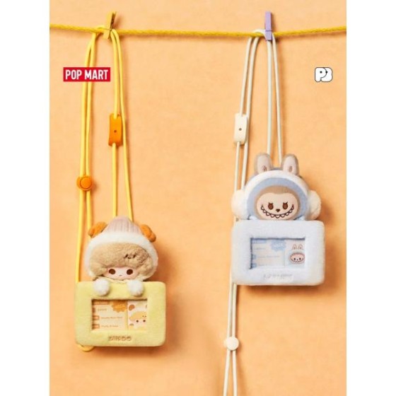 POPMART Bubble Mart Bubble Cute Little Fluffy Warm Series Card Holder, Hanging accessory, Blind Box Peripheral