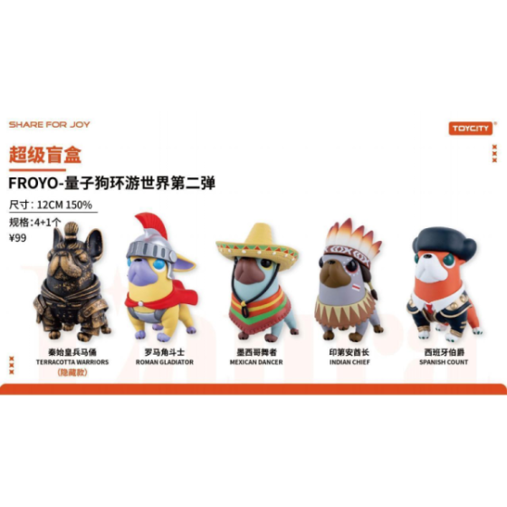 Toycity Super Blind Box-Quantum Dog Traveling around the world series II