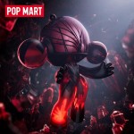 POPMART泡泡玛特MEGA SKULLPANDA 400% 红水晶摆件
