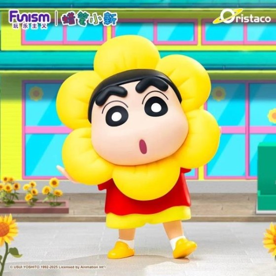 Crayon Shin-chan Sunflower Style Medium Size Hand Figure