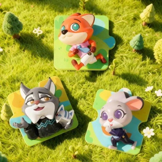DISNEY-ZOOTOPIA-SUBURBAN SAFARI SERIES - MAGNETIC TOY BLIND BOX