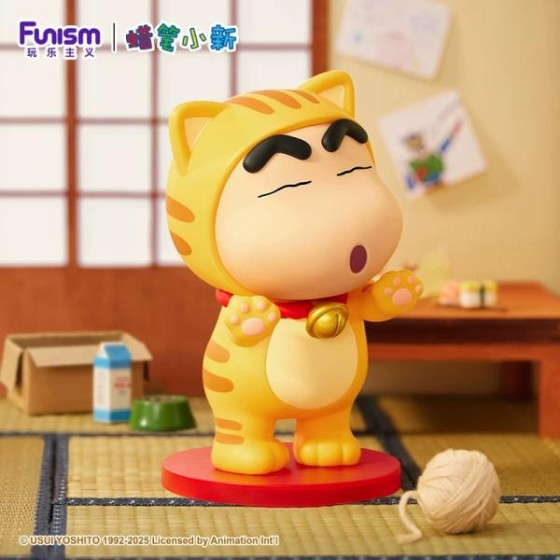 Crayon Shin-chan Cat Costume Medium Size Hand Figure