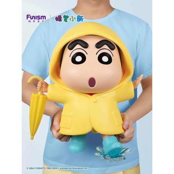 Crayon Shin-chan Raincoat Style Large Size Hand Figure