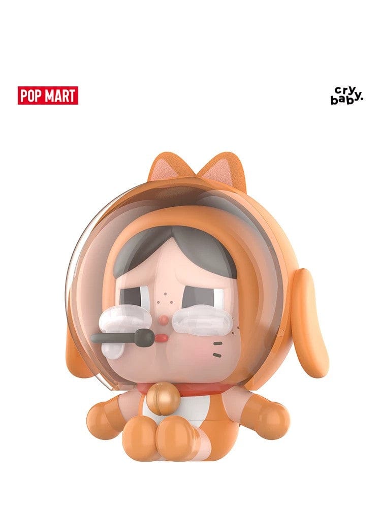 POPMART泡泡玛特Crybaby宇航猫手办