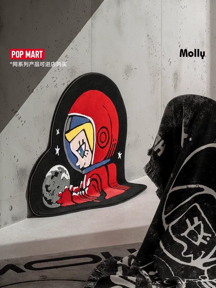 POPMART泡泡玛特MEGA SPACE MOLLY 你好，月亮 异形地毯居家