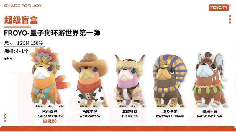 量子狗环游世界系列盲盒