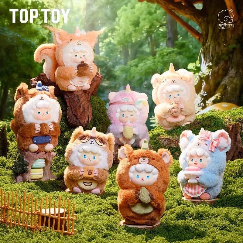 卷卷羊啮齿动物朋友系列搪胶玩偶盲盒