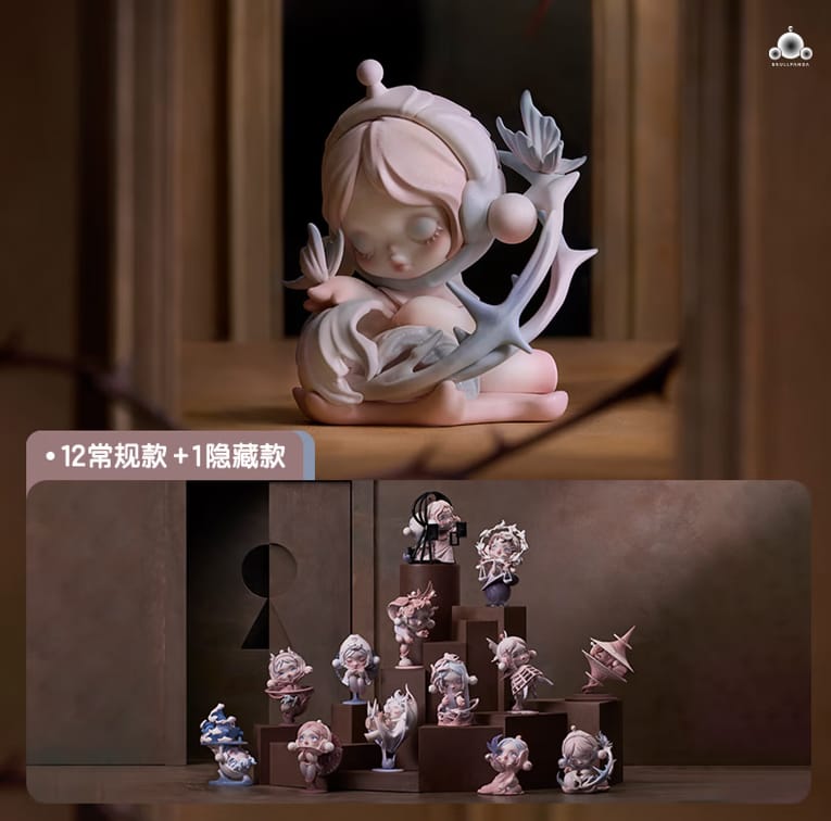 POPMART泡泡玛特SKULLPANDA进退之门系列公仔盲盒