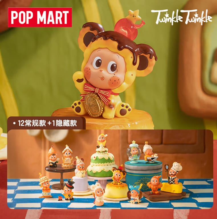 POPMART泡泡玛特星星人美味时刻系列手办