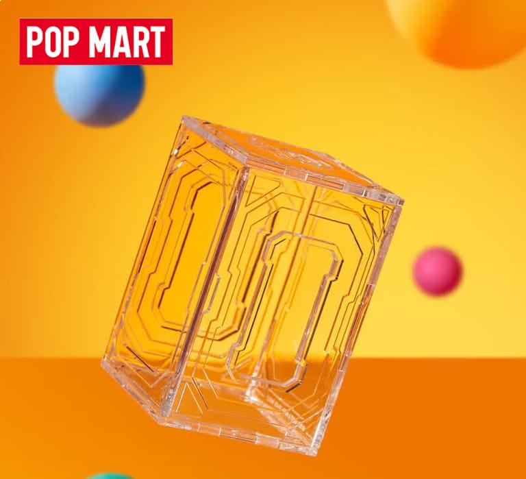 POPMART泡泡玛特 MEGA珍藏100%SPACE MOLLY盲盒收纳展示盒