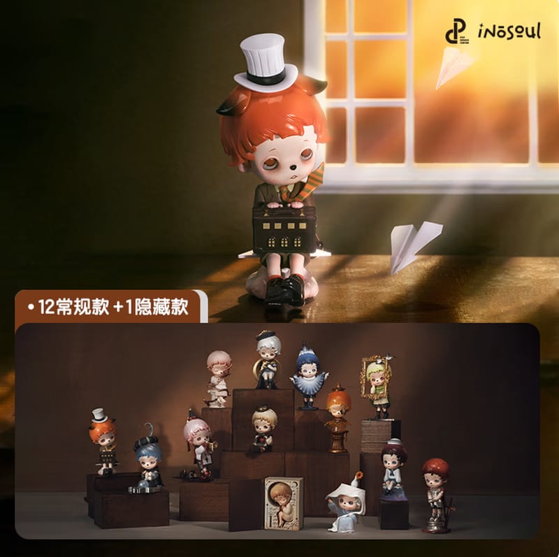 POPMART inosoul《静谧房间》系列盲盒公仔摆件