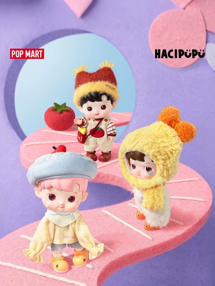 POPMART泡泡玛特HACIPUPU小馋包系列1 12可动人偶盲盒