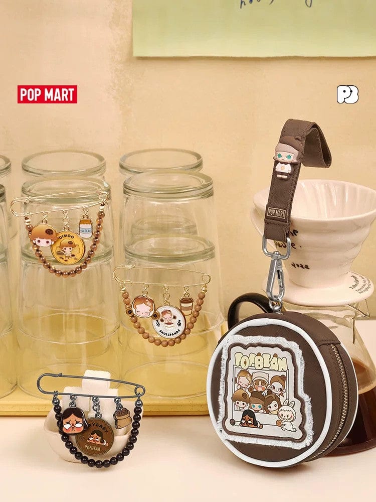 POPMART泡泡玛特泡泡萌粒 咖啡工厂系列 洞洞手包周边